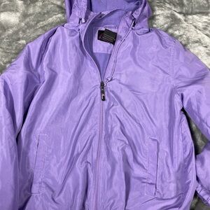 Purple Hooded Jacket